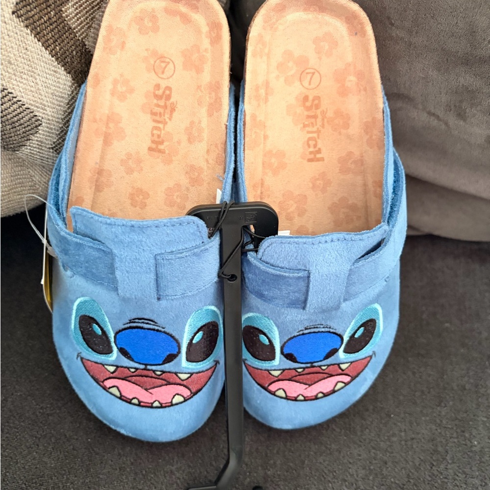 Disney Stitch Blue Slip-On Kids/Women/Men Slippers
